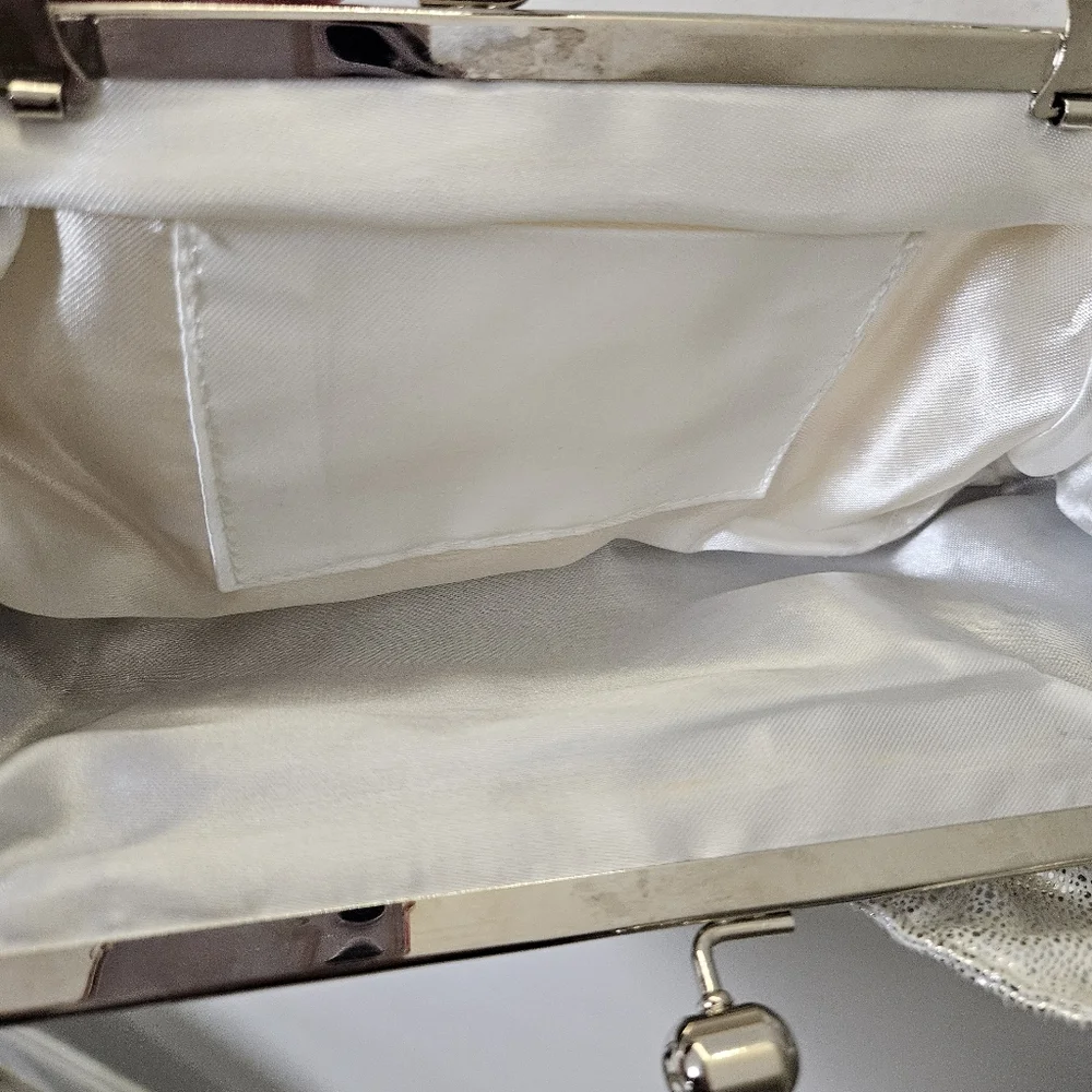 Elegant Silver Clutch Bag - Picture 9 of 13